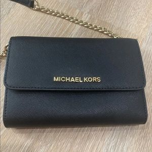 SOLD Michael Kors Saffiano Leather Crossbody